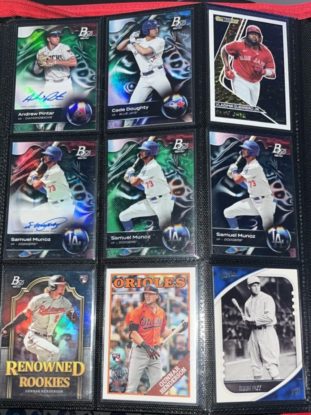 Baseball Card Lot (9 cards) - Multiple Players